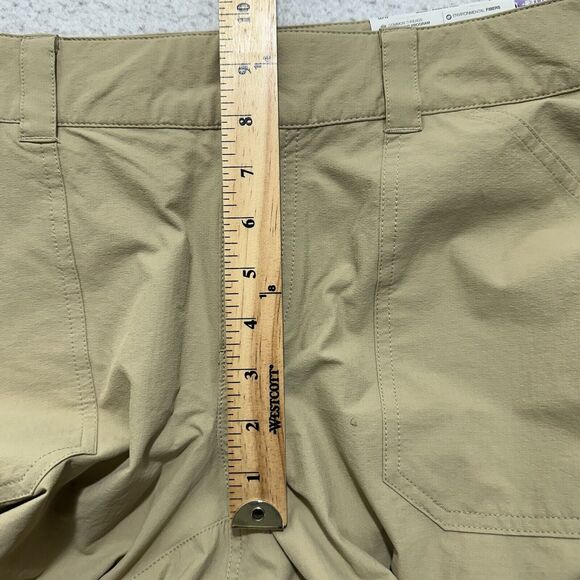Patagonia Women's 12 Borderless Pants 40 UPF Straight Leg Low Rise Hiking Khaki - Picture 11 of 12